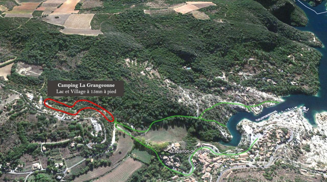 Camping La Grangeonne Esparron-de-Verdon Zewnętrze zdjęcie